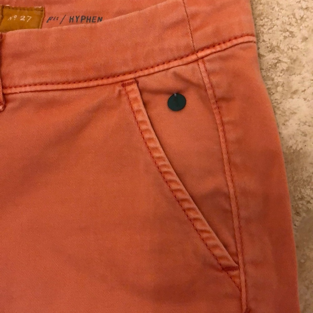 Size 27 Pilcro and Letterpress Soft khakis.